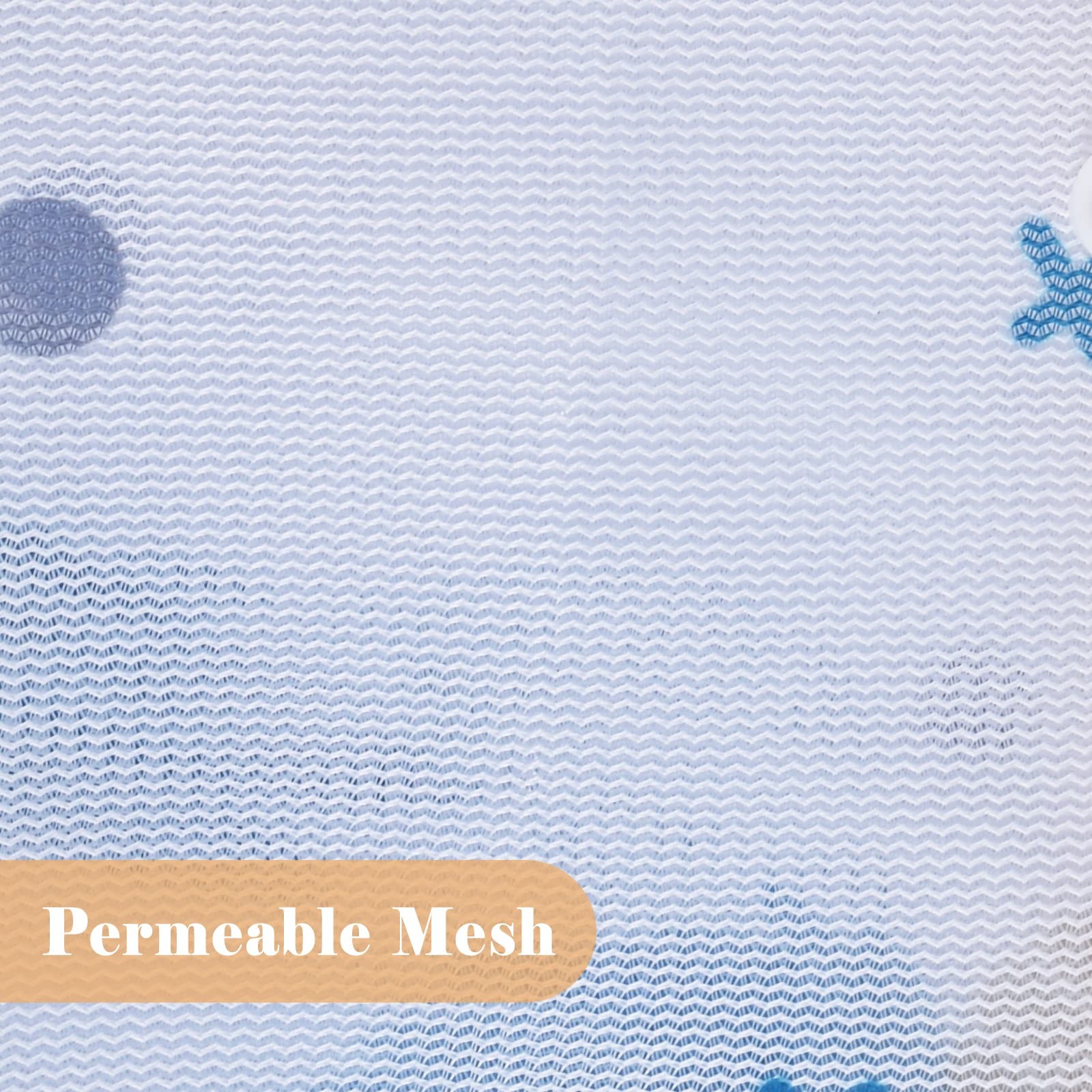 Yonchic Mesh Laundry Bag, Durable Bags with Premium 5 Set, Pineapple