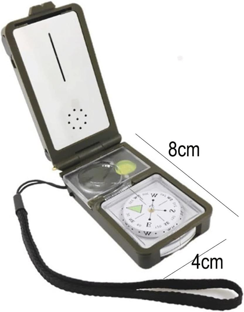 10-in-1 Tactical Survival Tool Featuring Compass,Whistle, for Outdoor Adventures