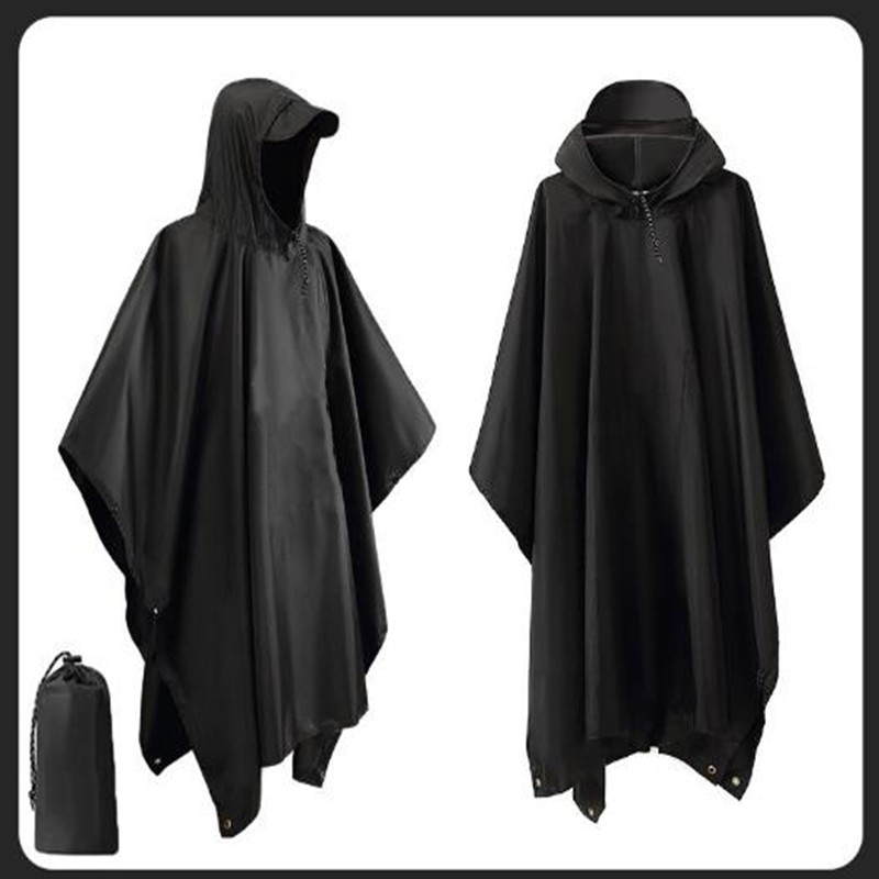 Large Lightweight Rain & Wet Weather Multi-Use Waterproof Camping Hiking Poncho