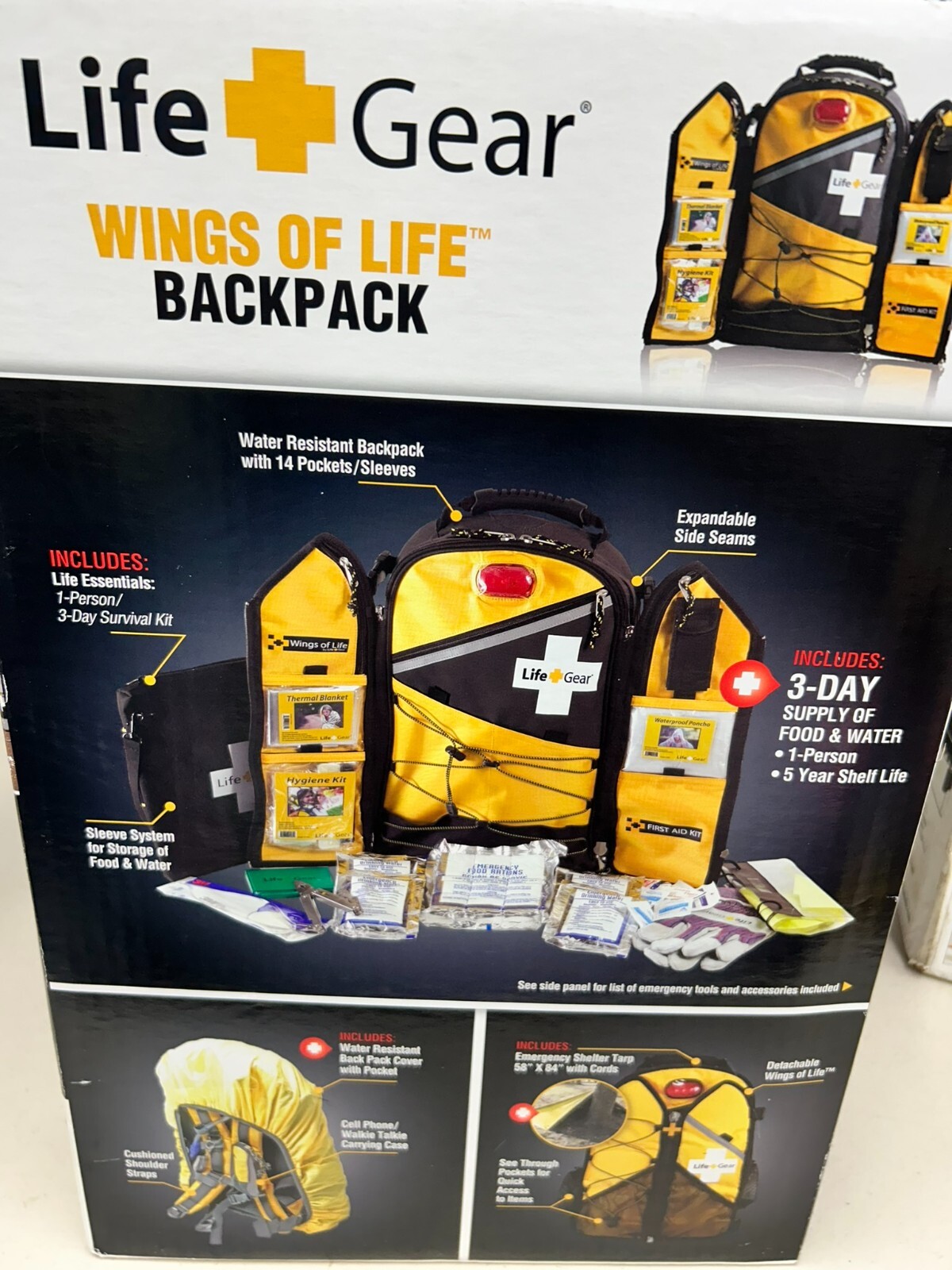 Life Gear Wings of Life 72 hour survival kit backpack
