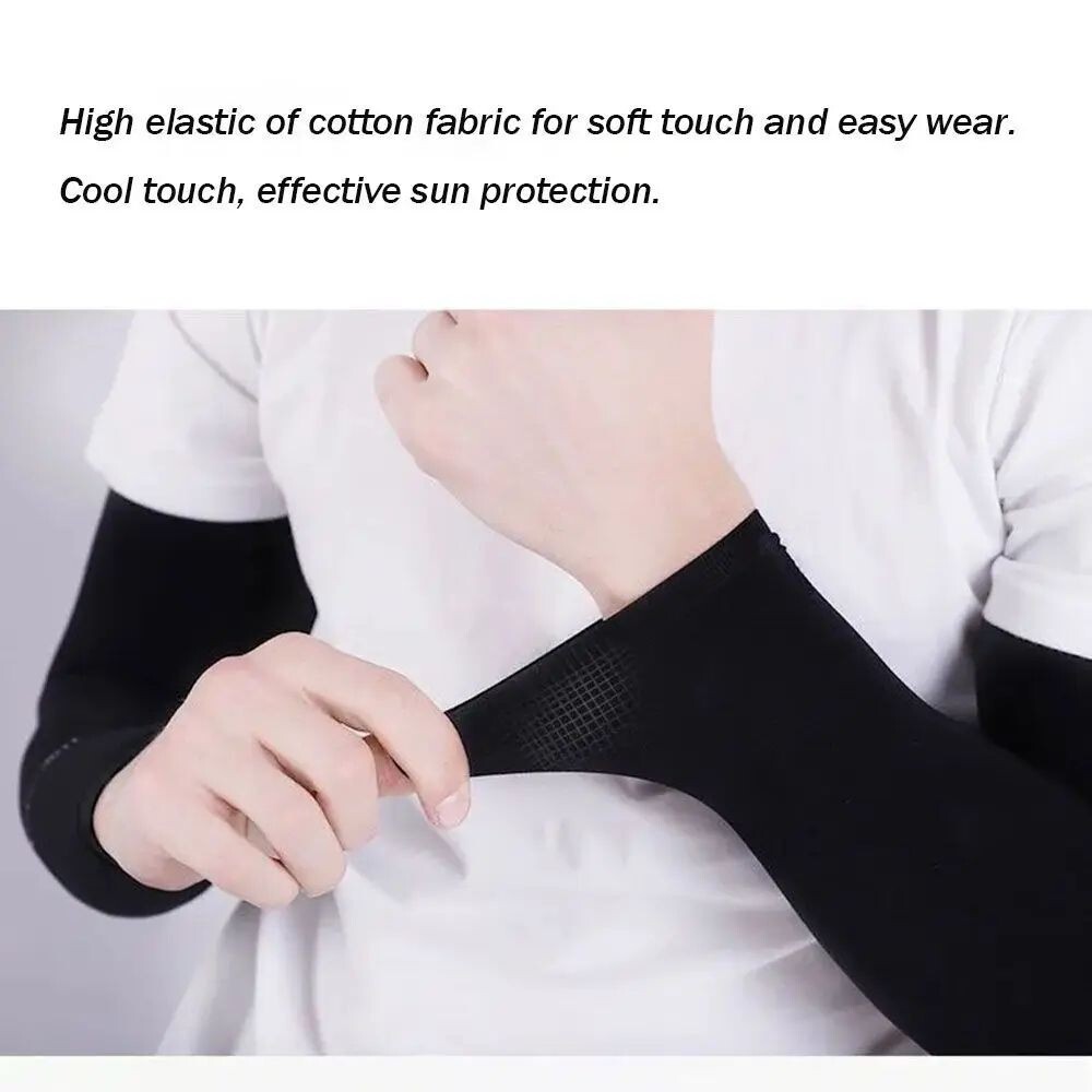 2Pcs Arm Sleeves – UV Protection, Cooling, Warm, Sports, Cycling, Running