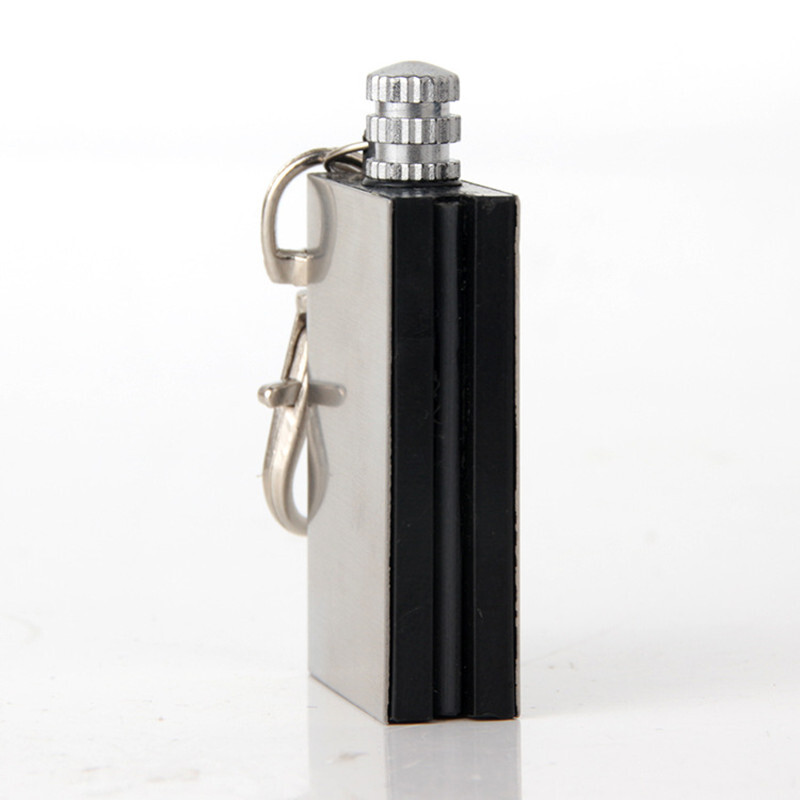 Mini Waterproof Outdoor Lighter Pocket Camping Hiking Fire Starter Match Keyring