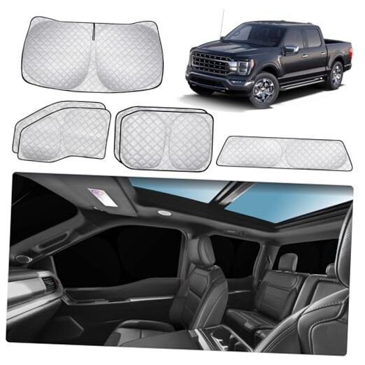 2015-2023 Ford F150 Window Shades Full Car Window Covers Ford F-150 2015-2023