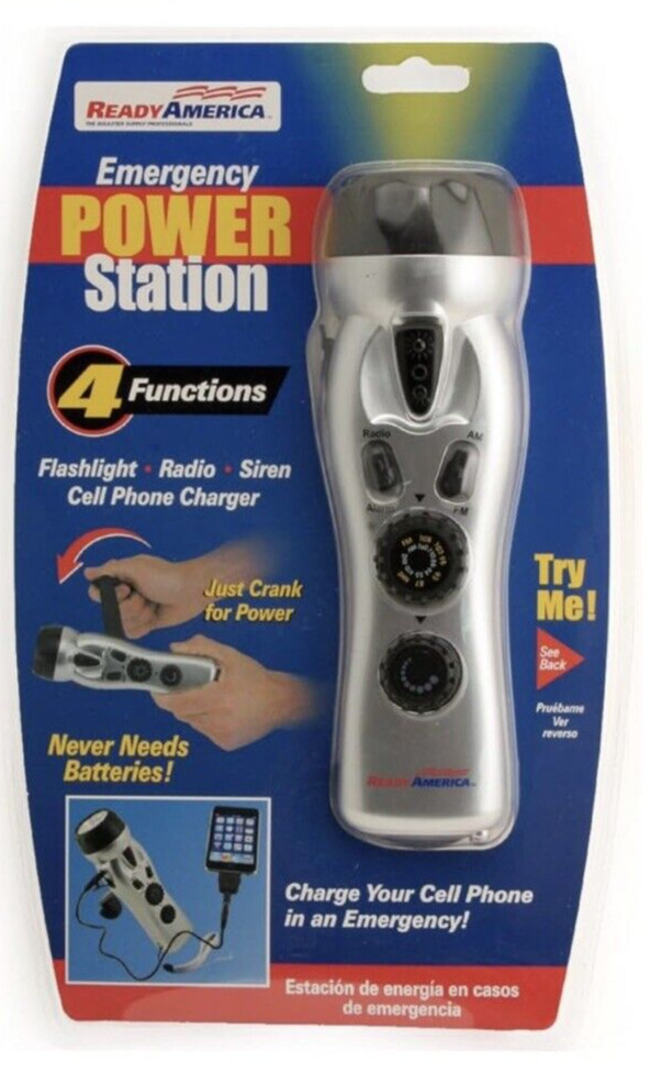 Ready America 70801 Emergency Power Station, 4 Function NEW!!