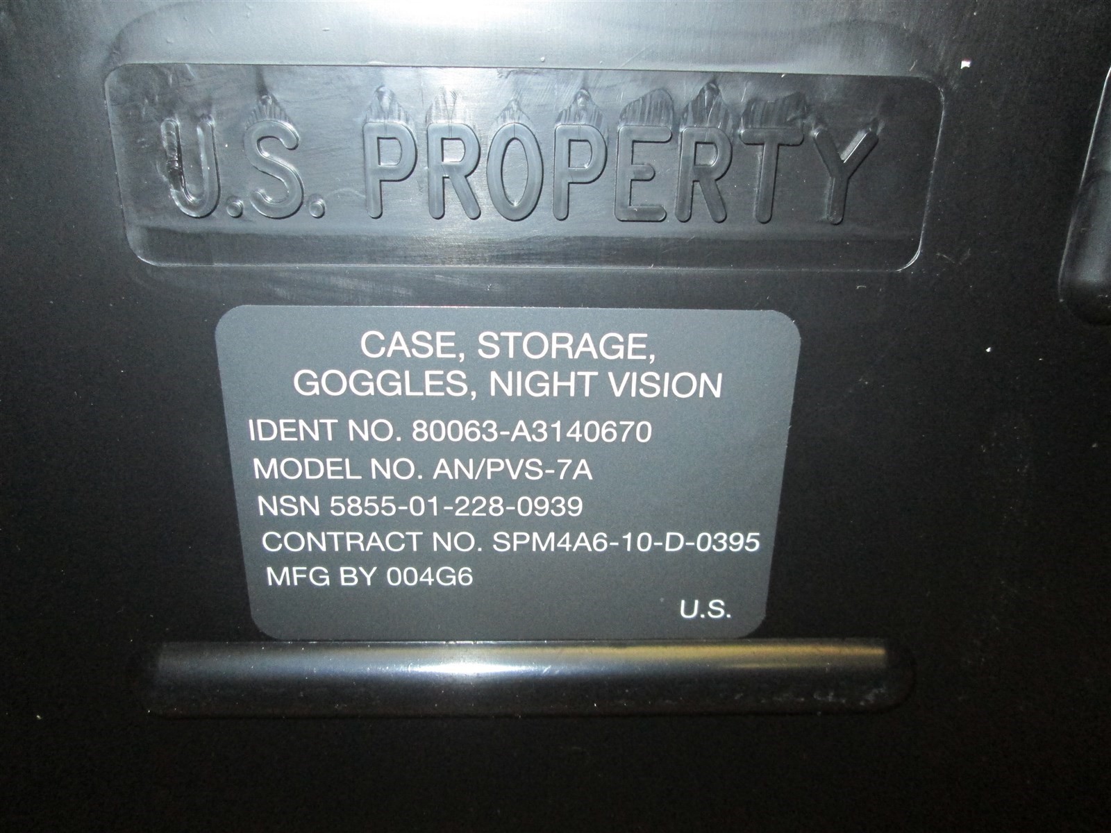 Starlight SC-071414 Hard Case AN/PVS-7A 17x15x8 W/ Foam Dry Box New Old Stock
