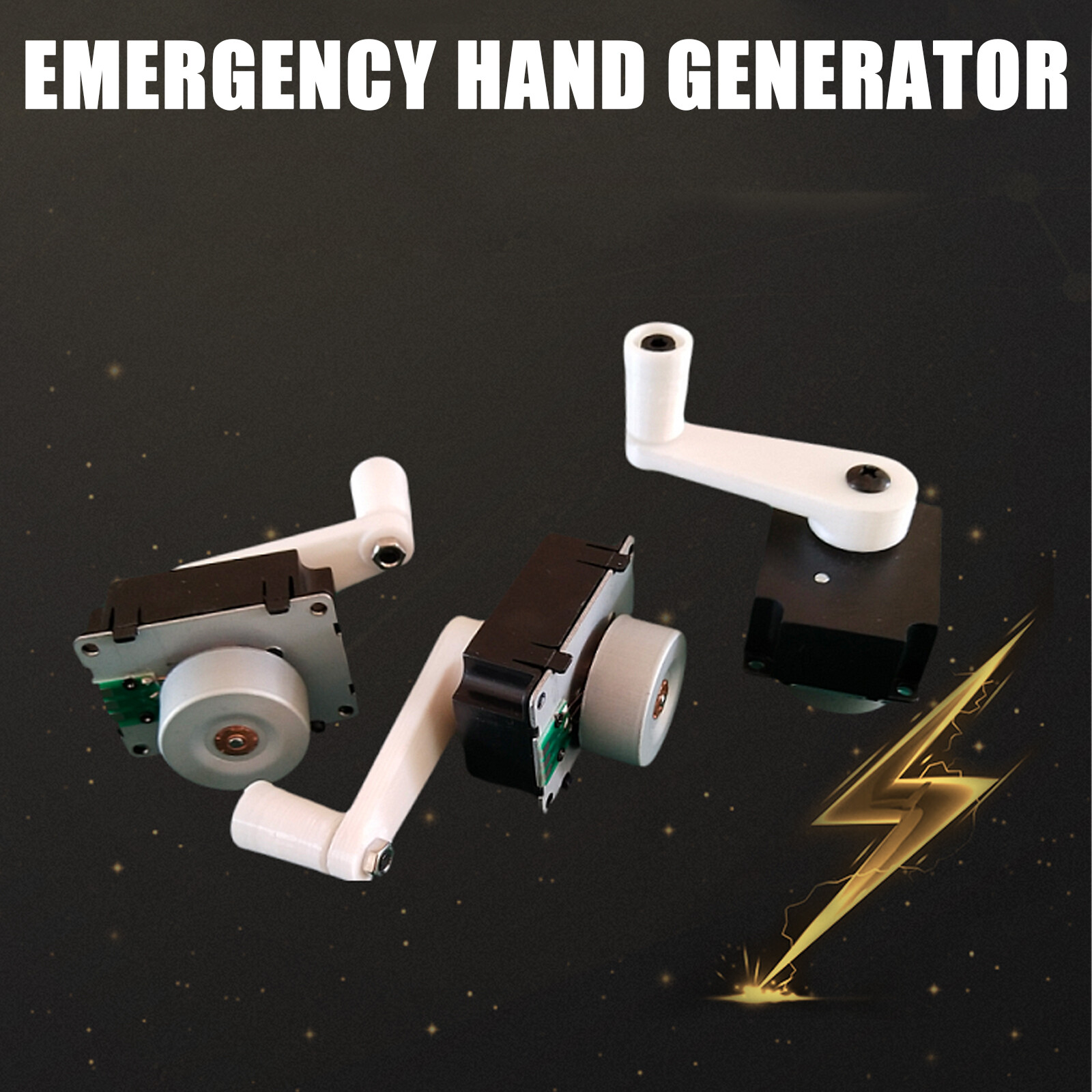 Mini Emergency Hand-Cranking Dynamo Electric Generator USB Charger Mobile Phone