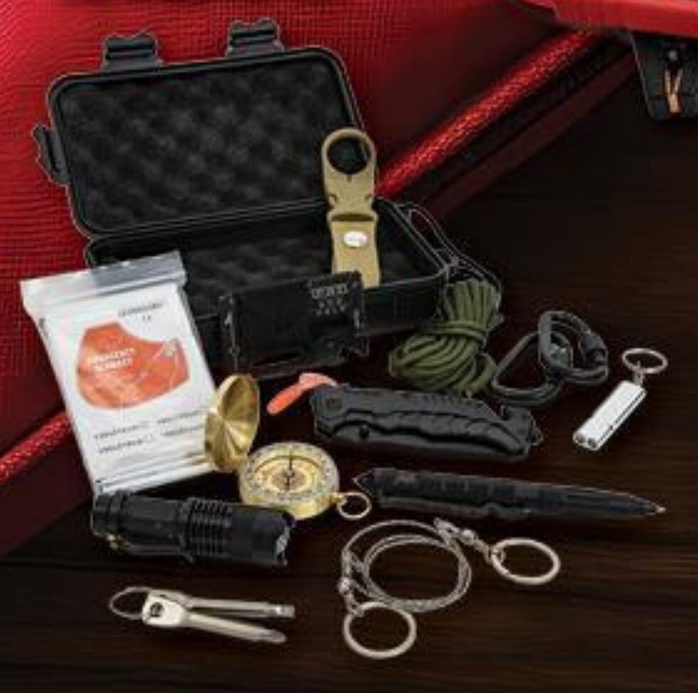 AutoFad Emergency Survival Kit Tactical Backpack Essential Tool Set Hiking Camp