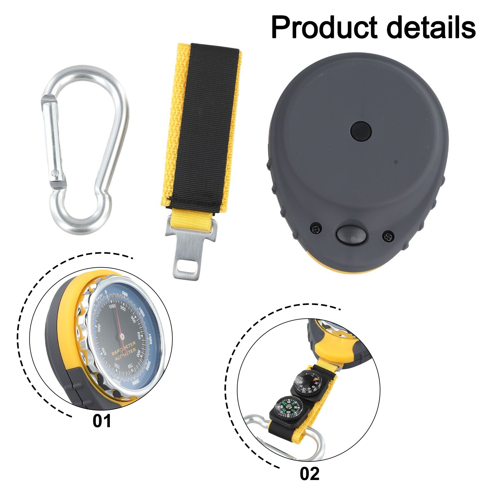 Wilderness Navigator 4 in 1 Tool with Essential Weather Data Functions