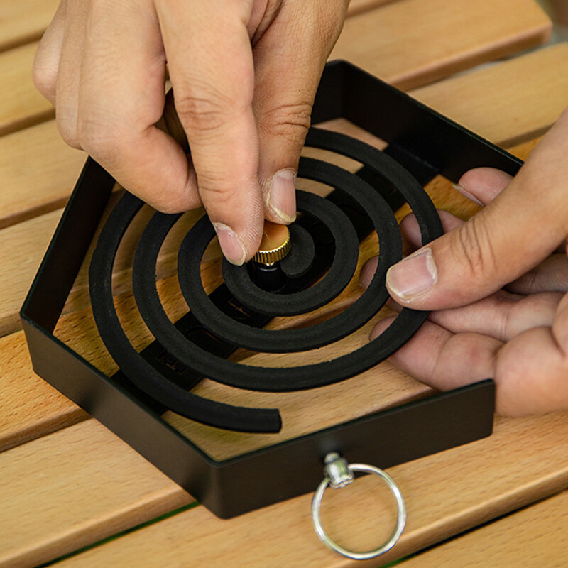 Hanging Mosquito Coil Holder Heat-Resistant Outdoor Camping & Hiking Portable