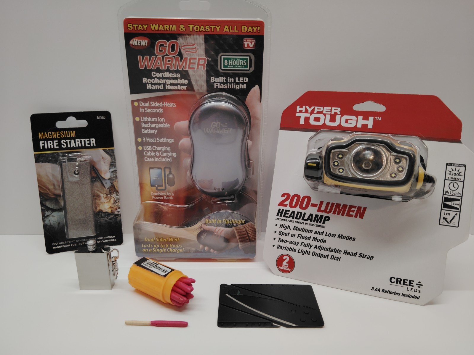 Survival Kit Camper Car Emergency Gift Set Lot