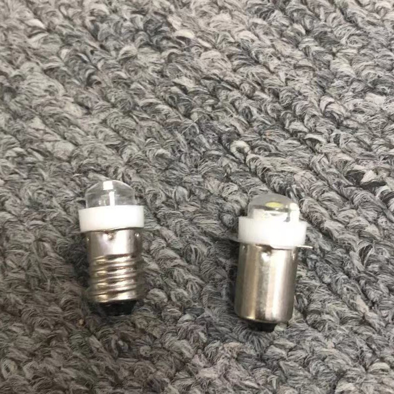 3/4.5/6V 0.5W Torch Bulb 6000K White LED E10 Socket Replacement Bulb for Torch