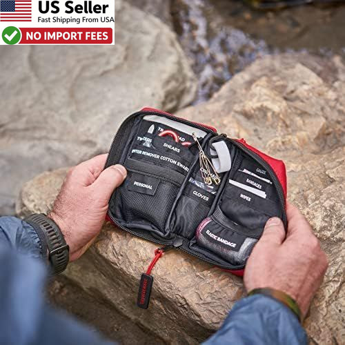 Surviveware 51 Pcs Premium First Aid Kit HSA FSA Eligible Emergency Gear FROM US