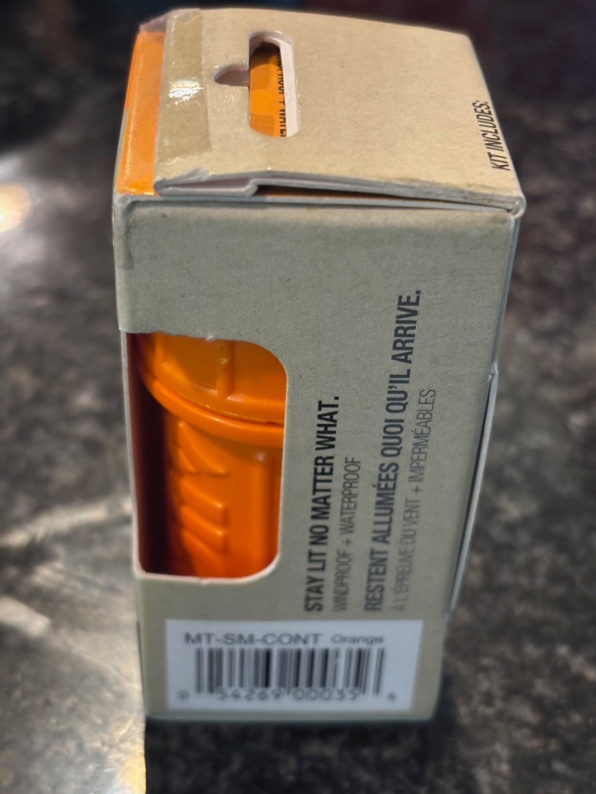 New UCO Stormproof Match Kit Org MT-SM-CONT ORANGE