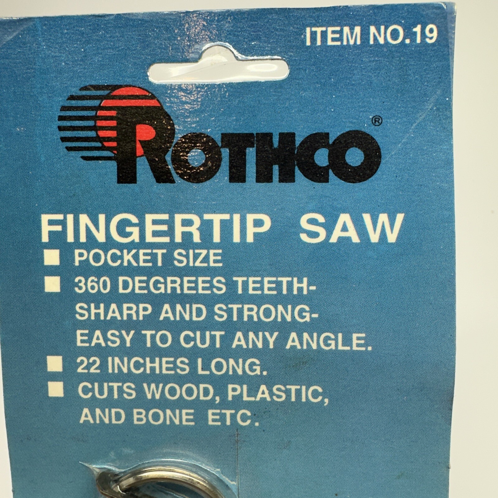 Rothco Fingertip Pocket Wire Saw 22 inch Survival Camping Tool New Sealed