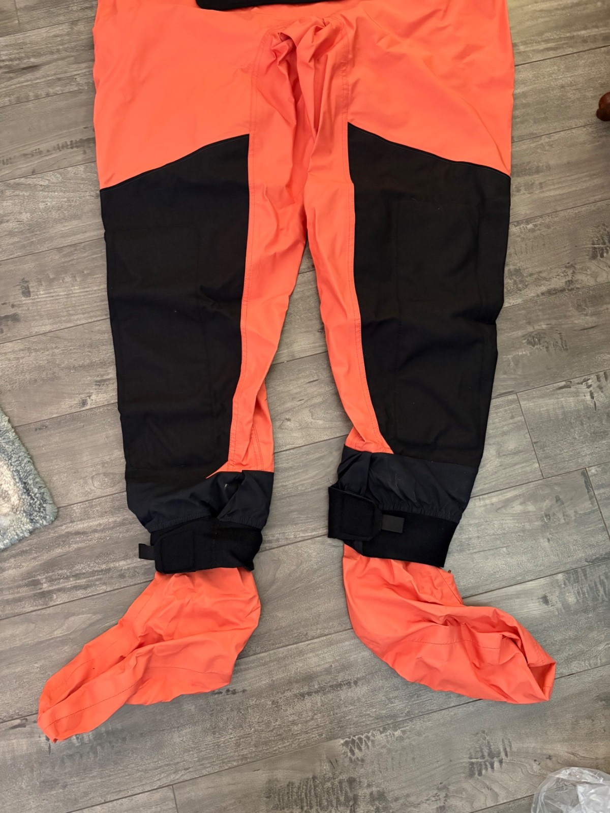 Water rescue equipment. O.S Systems orange and black XL rescue suit