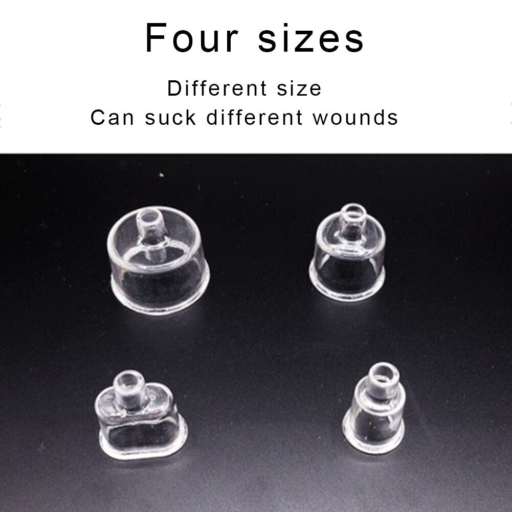 Portable Venom Poison Extractor Bug Bite SuctionTool For Hiking Camping Survival