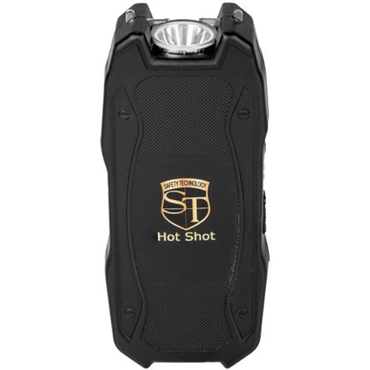 Hot Shot 90 Million Volt Rechargeable Stun Gun with Flashlight and Battery Meter