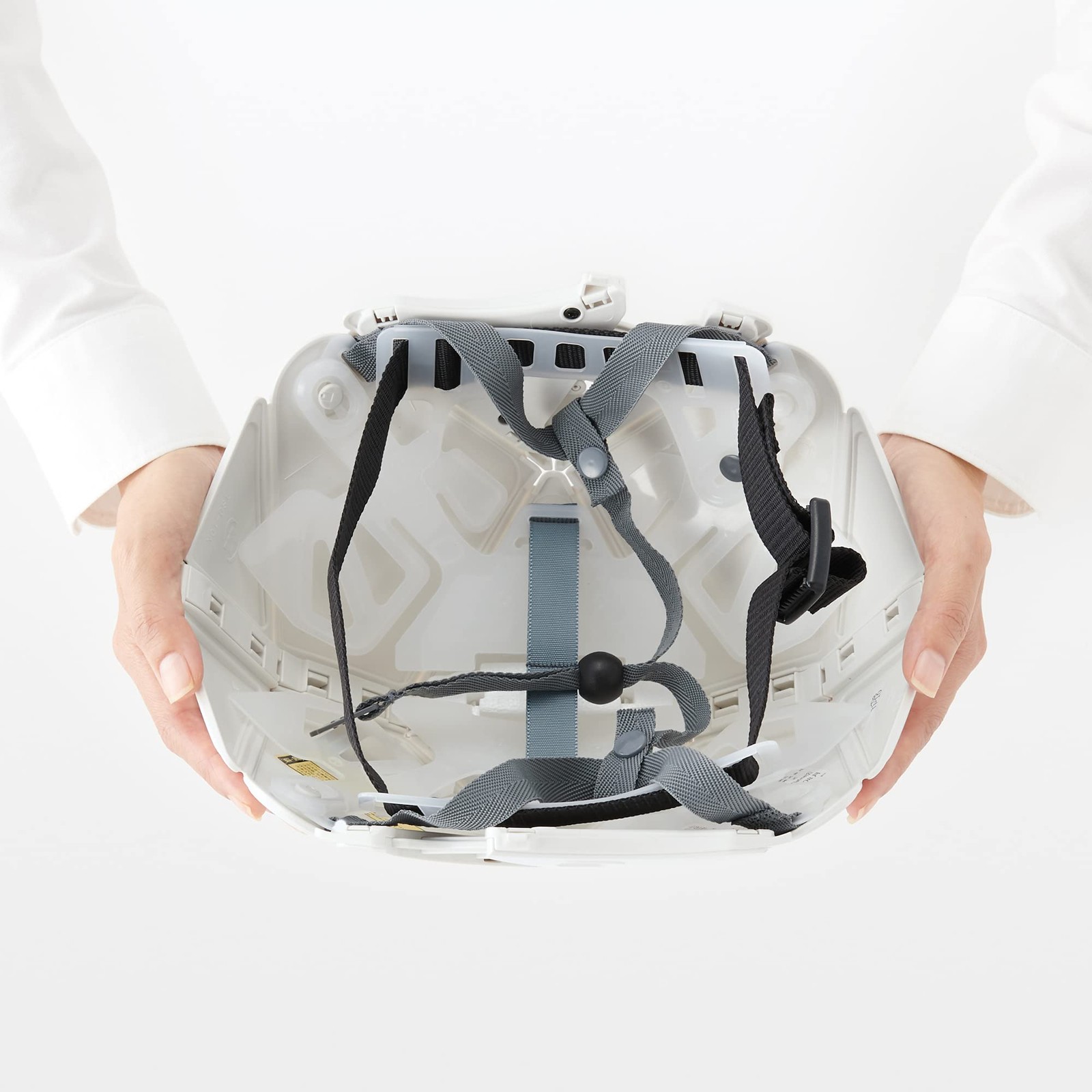 MUJI Foldable Helmet White MJ-FH2 44913314 W28.5xD20.8xH15cm PP Resin, ABS NEW