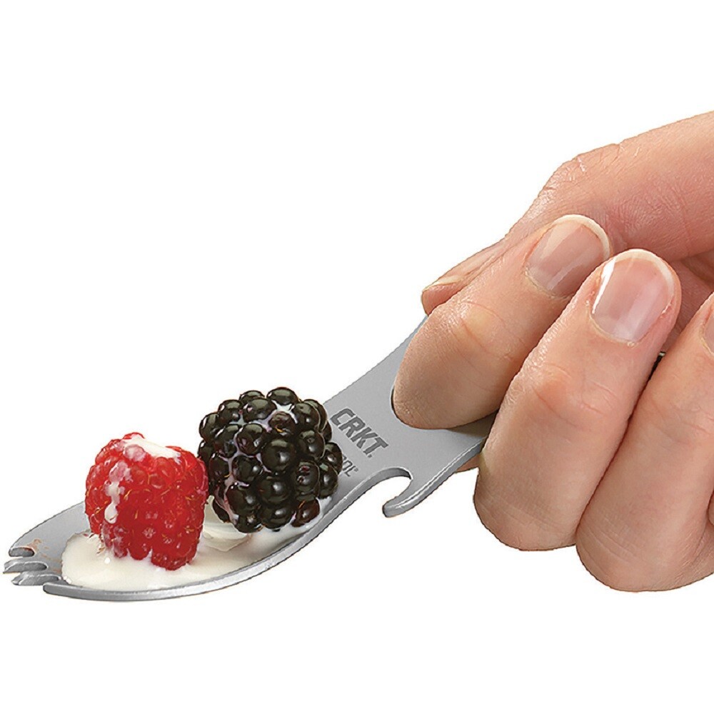 CRKT – Eat N Tool – Stainless Steel Camping Utensil – NEW