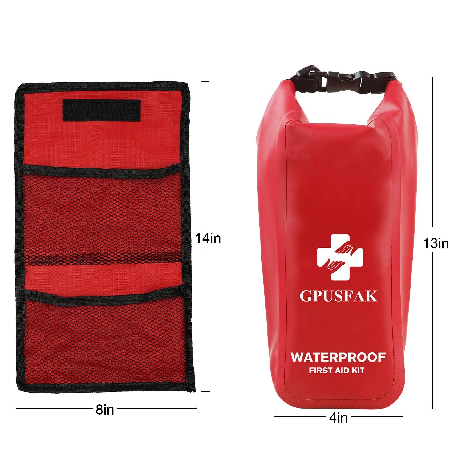 Boat Emergency Kit 2-in-1 Waterproof First Aid Kit