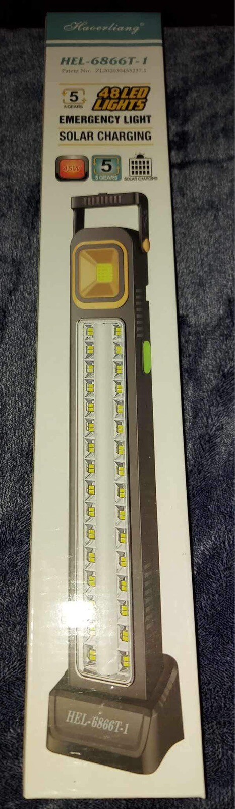 Haoerliang Emergency LED Light With Mounting Solar Charging /plug Charge