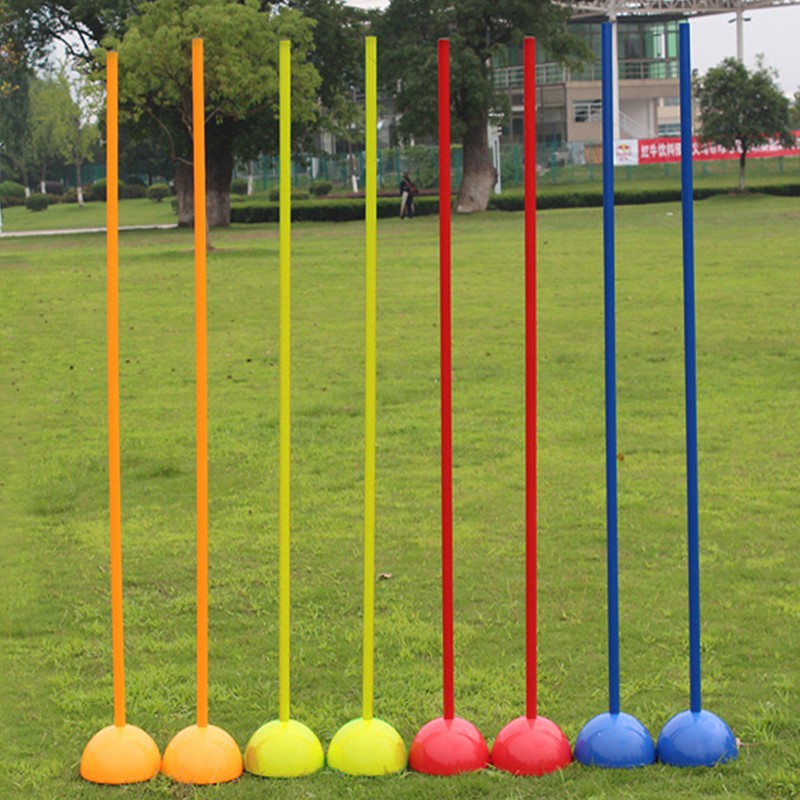 1Pcs Water Injection Base Football Door Pole Flag Obstacle Training Marker Rod