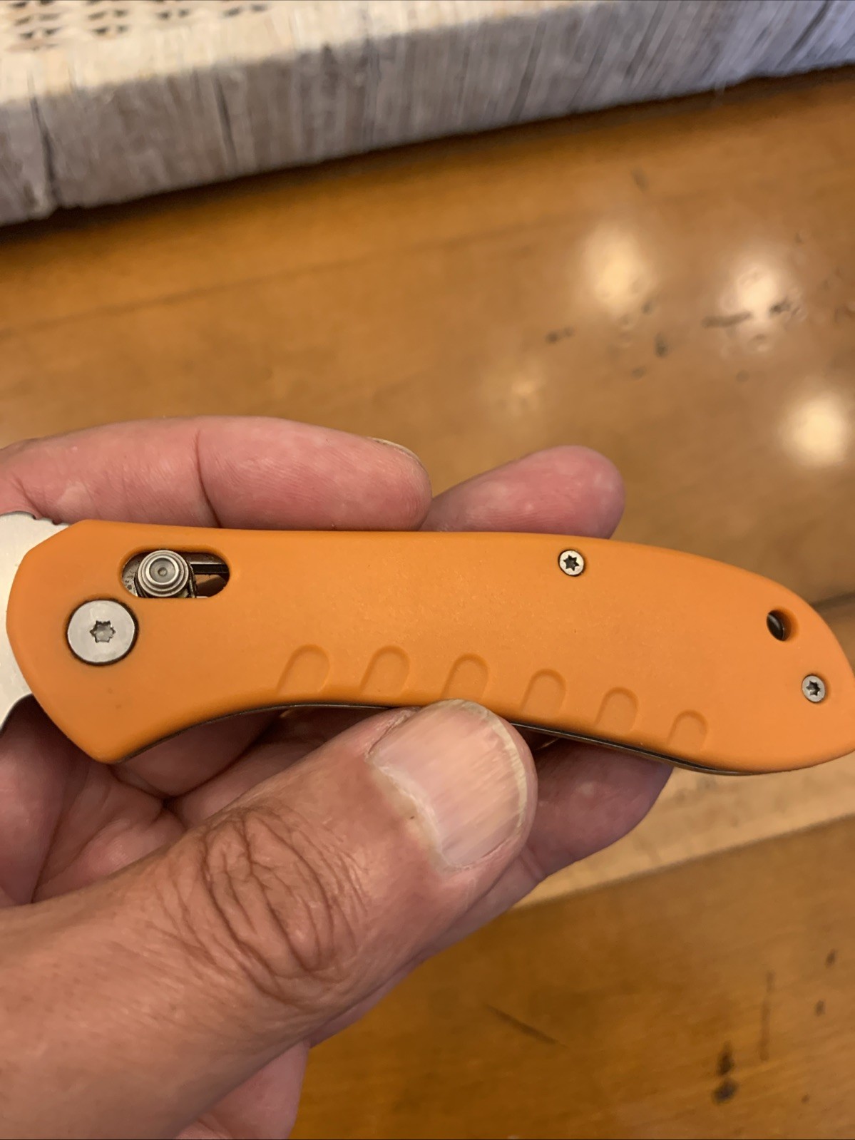 Camillus Titanium Cross Bar Folding Knife Hi Vis Orange