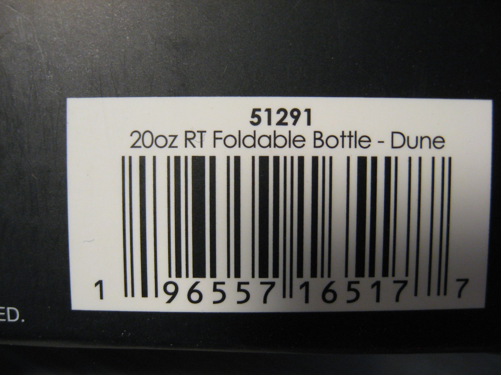 Realtree 20 OZ Foldable Water Bottle – Compact Collapsible Folding Storage Dune