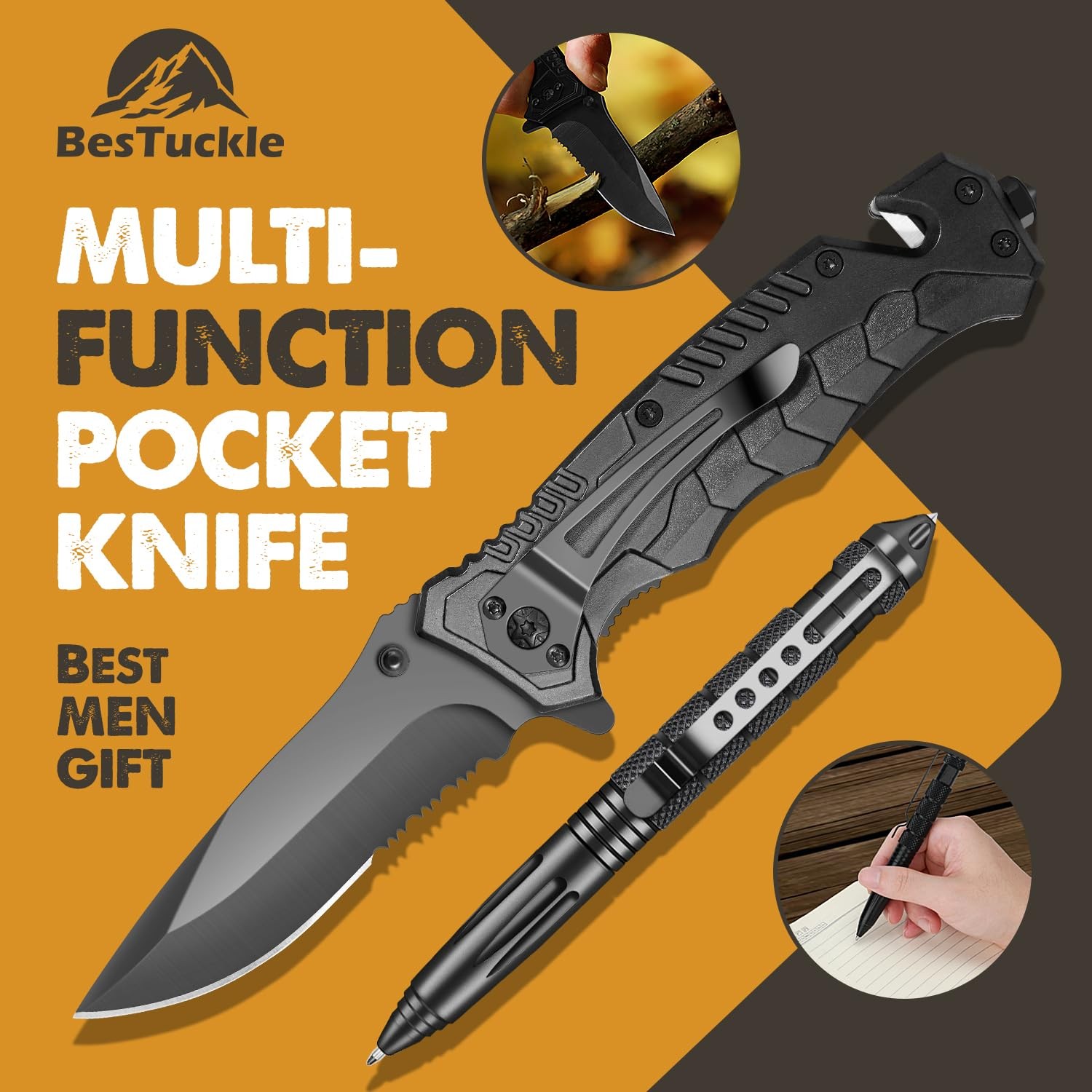 Gifts for Men Him Dad, Survival Kit and Equipment 25 Pcs, 97.18 cubic”