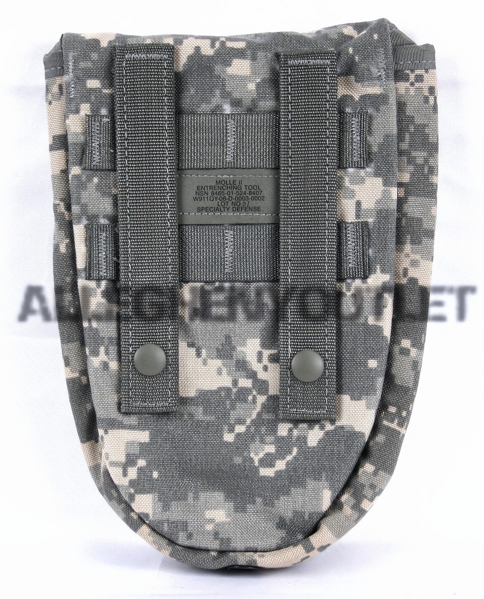 NEW AUTHENTIC USGI ETool Carrier Shovel Cover MOLLE ACU Entrenching Shovel Pouch