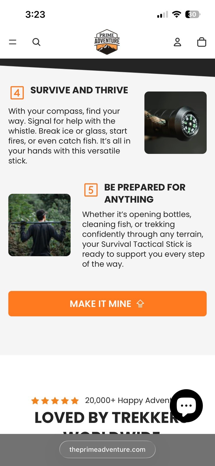 Tactical Hiking Stick with Integrated Survival Kit – Essential Camping Gear for