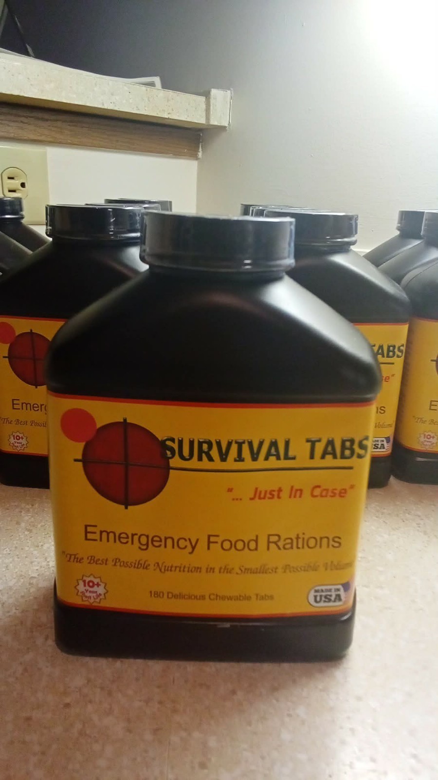 Bundle Of 225 Days Worth Survival Food Supply & 10 Personal Water Filter Straws