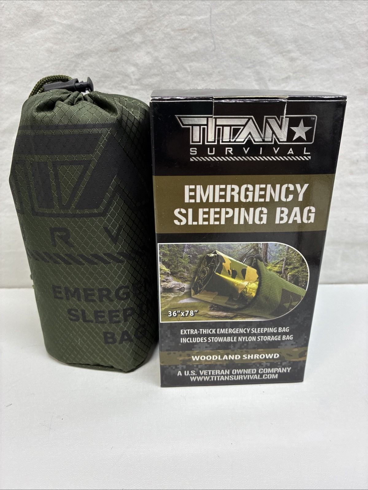 Titan Survival Emergency Sleeping Bags 36” X 78”