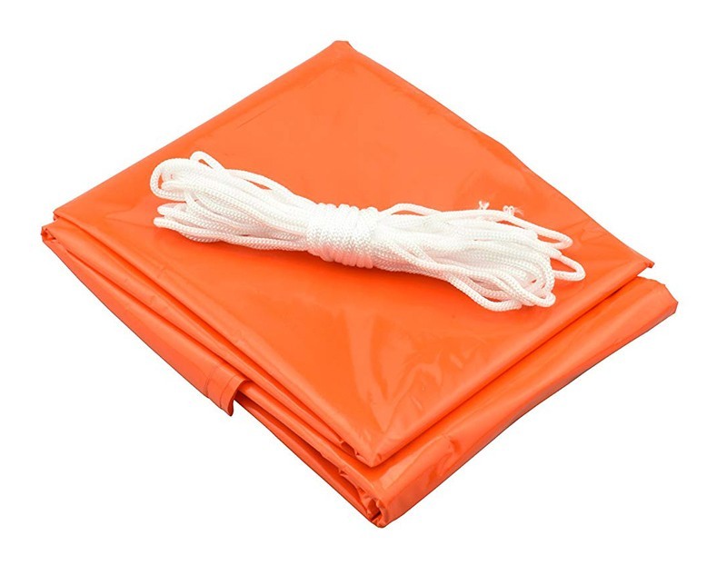 Emergency Survival Camping Kit Tube Tent &Camp Towel Outdoor Hiking Backpacking