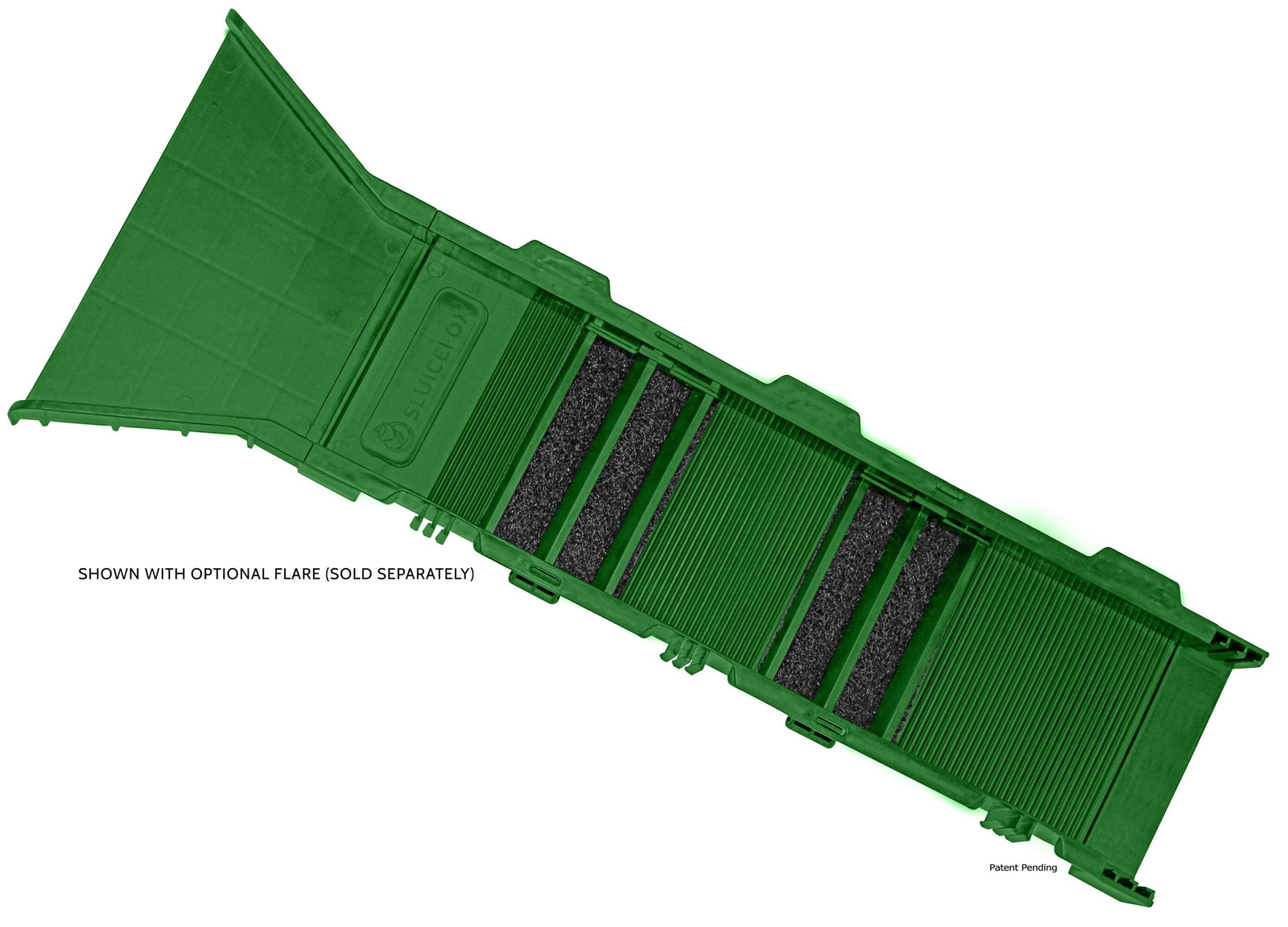 Sluice Fox Portable Expandable Sluice Box for Gold Mining and Prospecting; Inclu