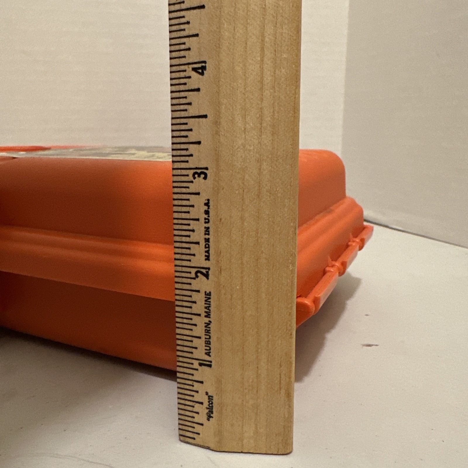Orange MTM Survivor Dry Box with O-Ring Seal Compass Made In The Usa