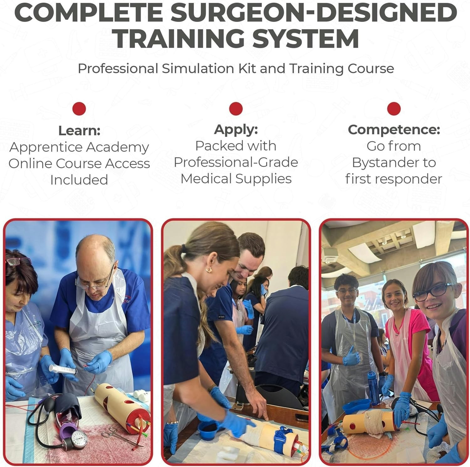 Accredited Bleeding Control Kit with Online Course: Master Emergency Response