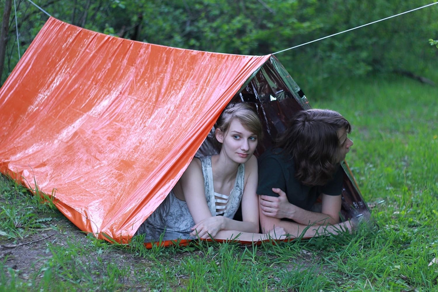 EMERGENCY TENT🔥XL TUBE TENT MADE FOR MAX HEAT RETENTION * 95%+ HEAT REFLECTION⛺