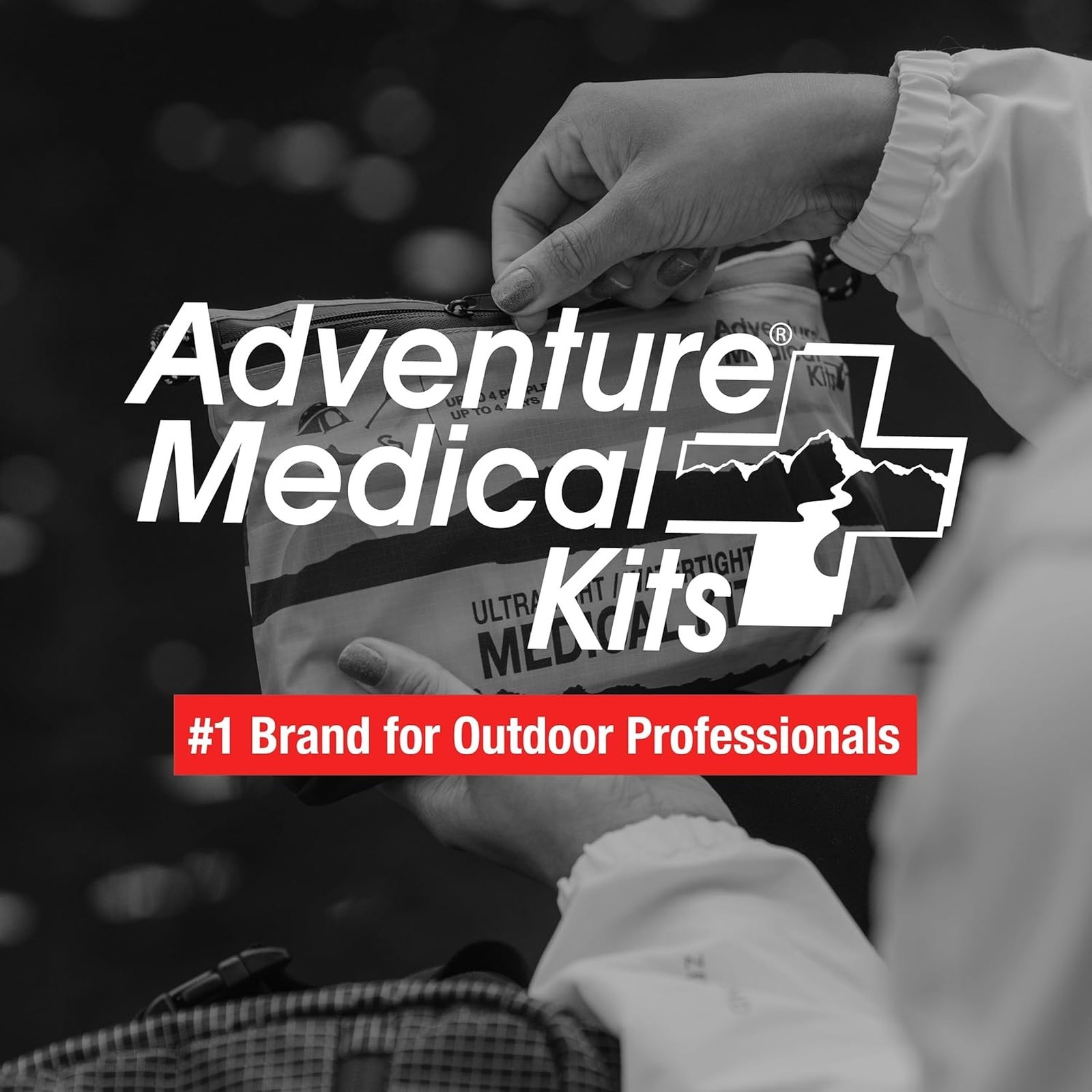 Adventure Medical Kit Ultralight Watertight Medical Kit .9 for Up to 4 People 4