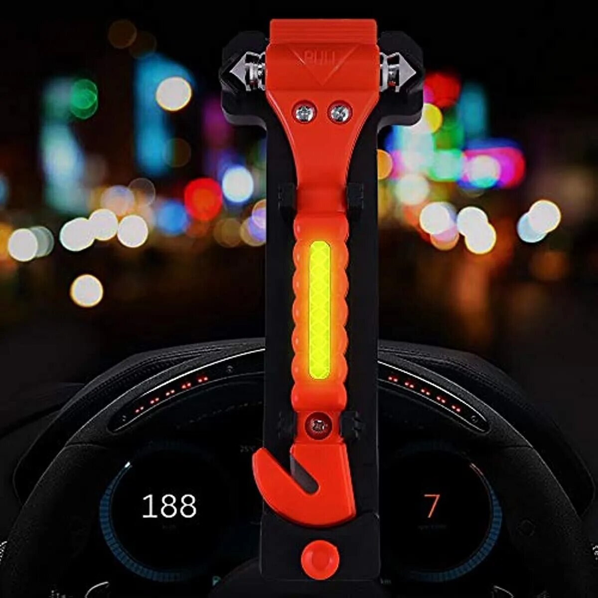 EMT Emergency Rescue Car Vehicle Multi Tool With Knife Rope Seat Belt Cutter