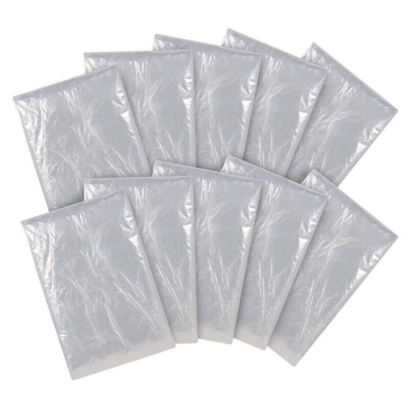 Clear Emergency Poncho 10 Pack Waterproof Hooded Lightweight Disposable Hiking