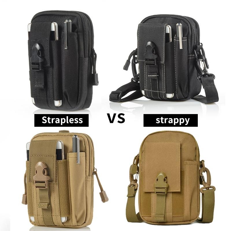 Outdoor Survival Tool Kit Military Pouch Oxford Pack Multiple Pockets Military W