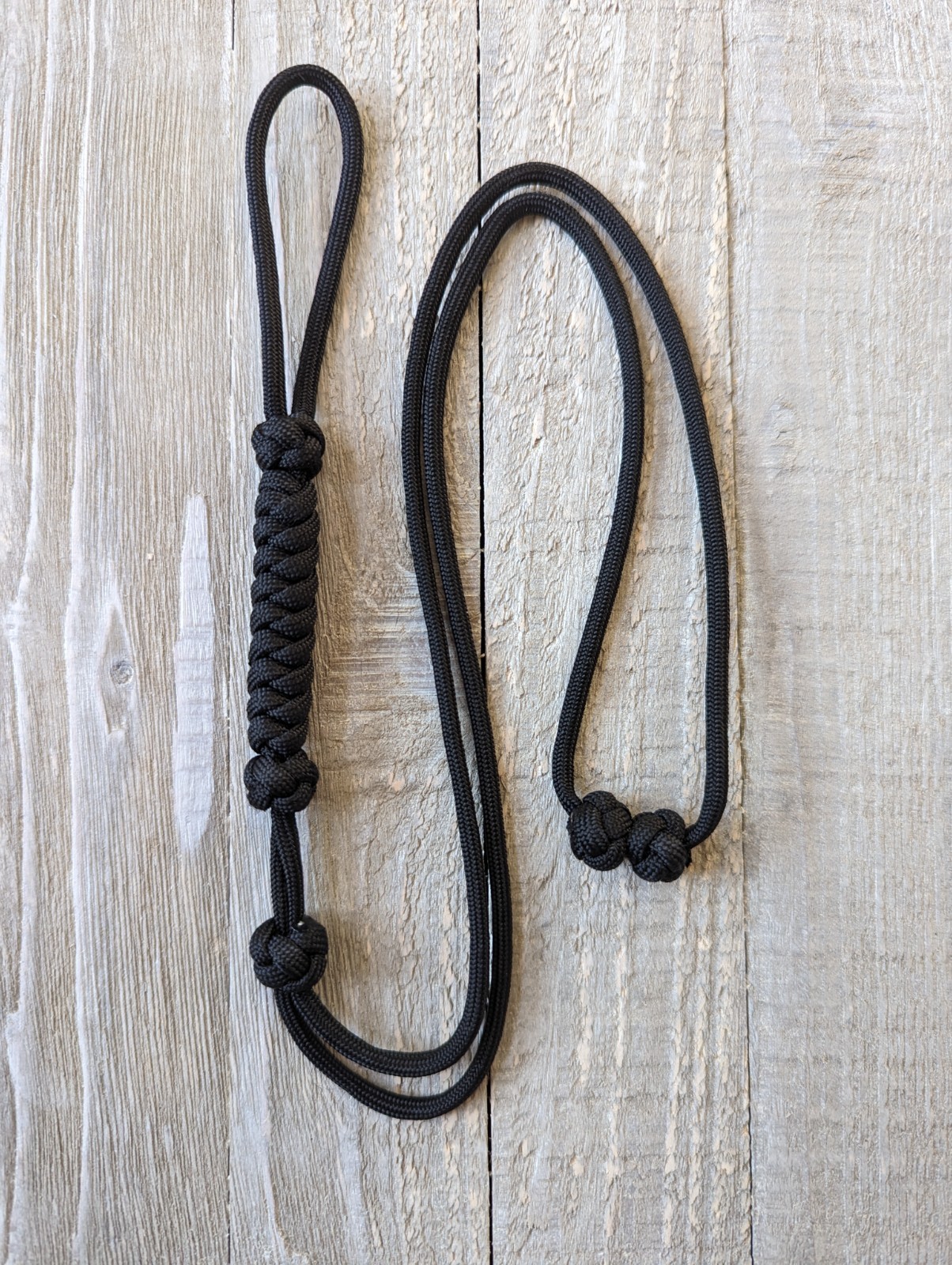 Paracord Double Loop Neck Lanyard Fully adjustable w/ slack control