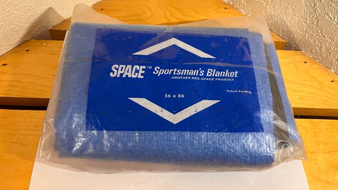 Space Sportsman’s Blanket – NRC Space Product – Blue 56×84