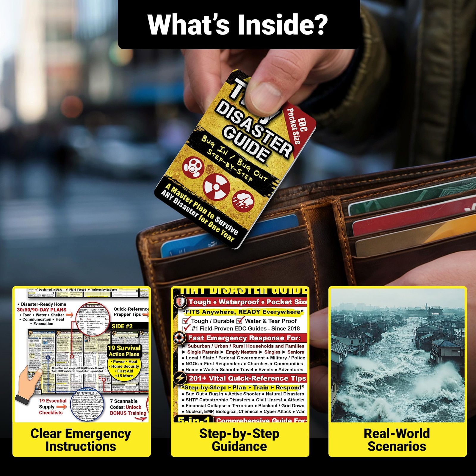 Tiny Survival & Disaster Guide – Pocket Emergency Preparedness Handbook for…