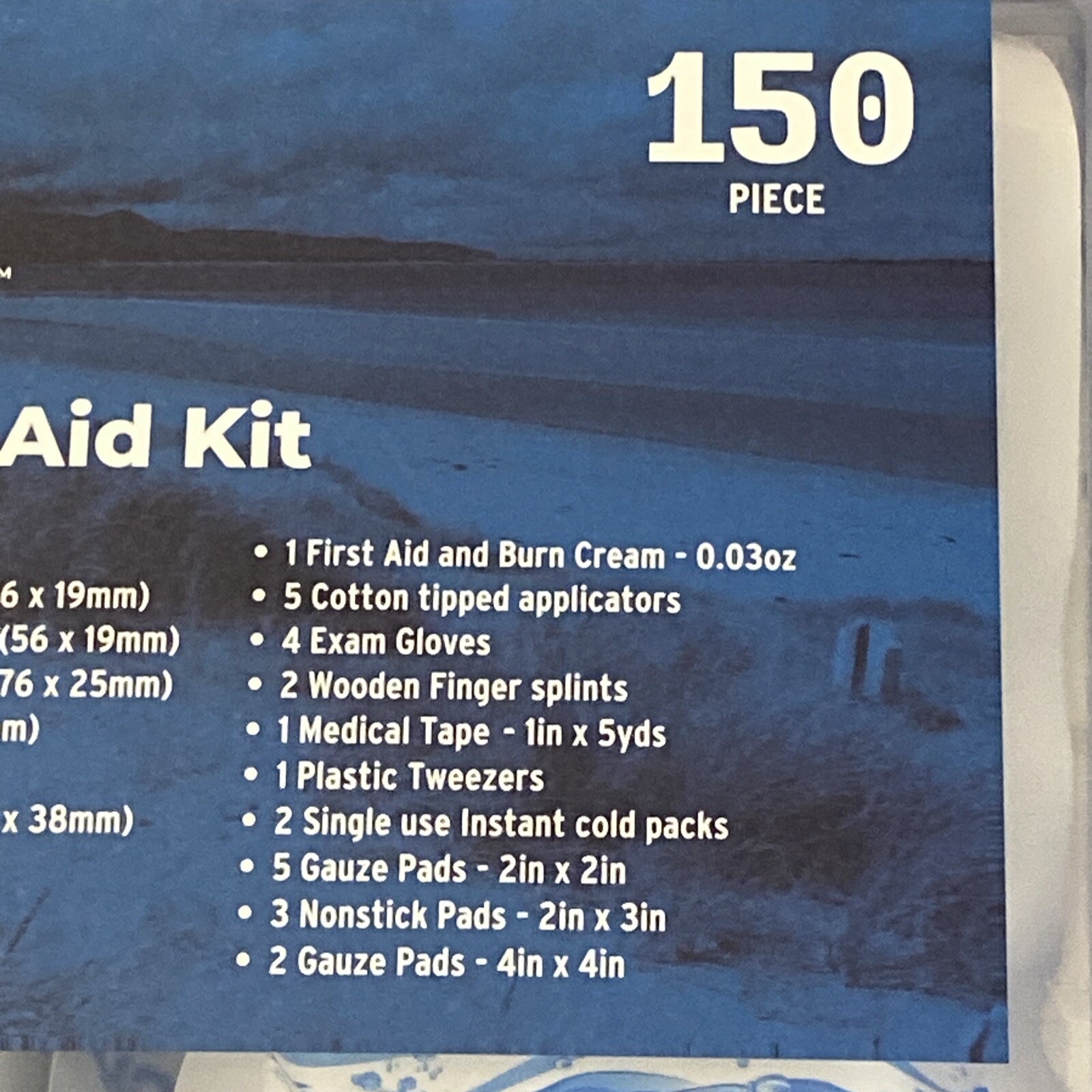 Outerbanks Provisions At Home First Aid Kit 150 piece Good for Camping/Beach F/S