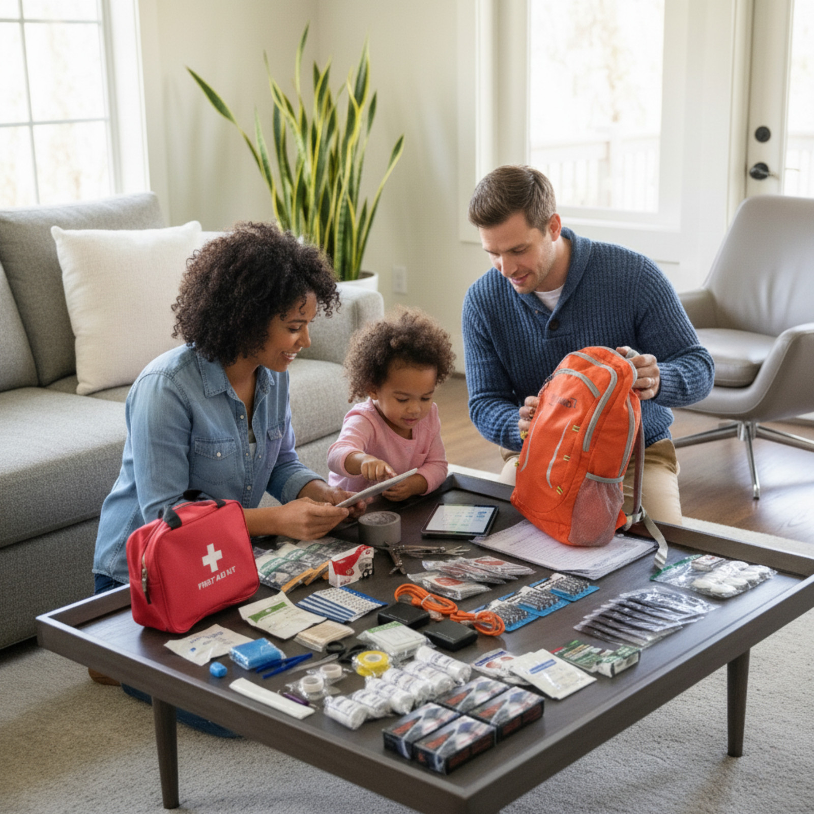 Emergency Preparedness Kit (1 person), for Earthquake, Wildfire, Flood