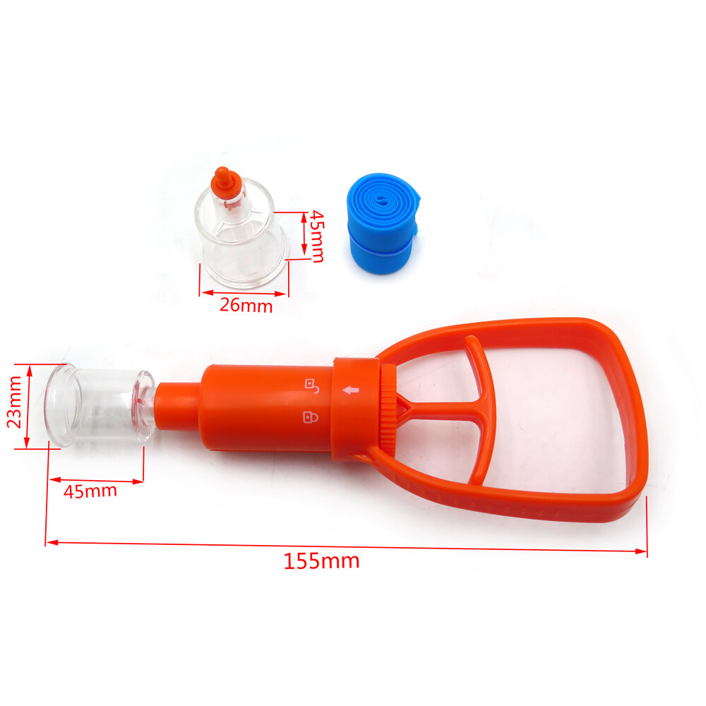 Outdoor Emergency Venom Extractor Pump First Aid Safety Snake Bite Tool Kit