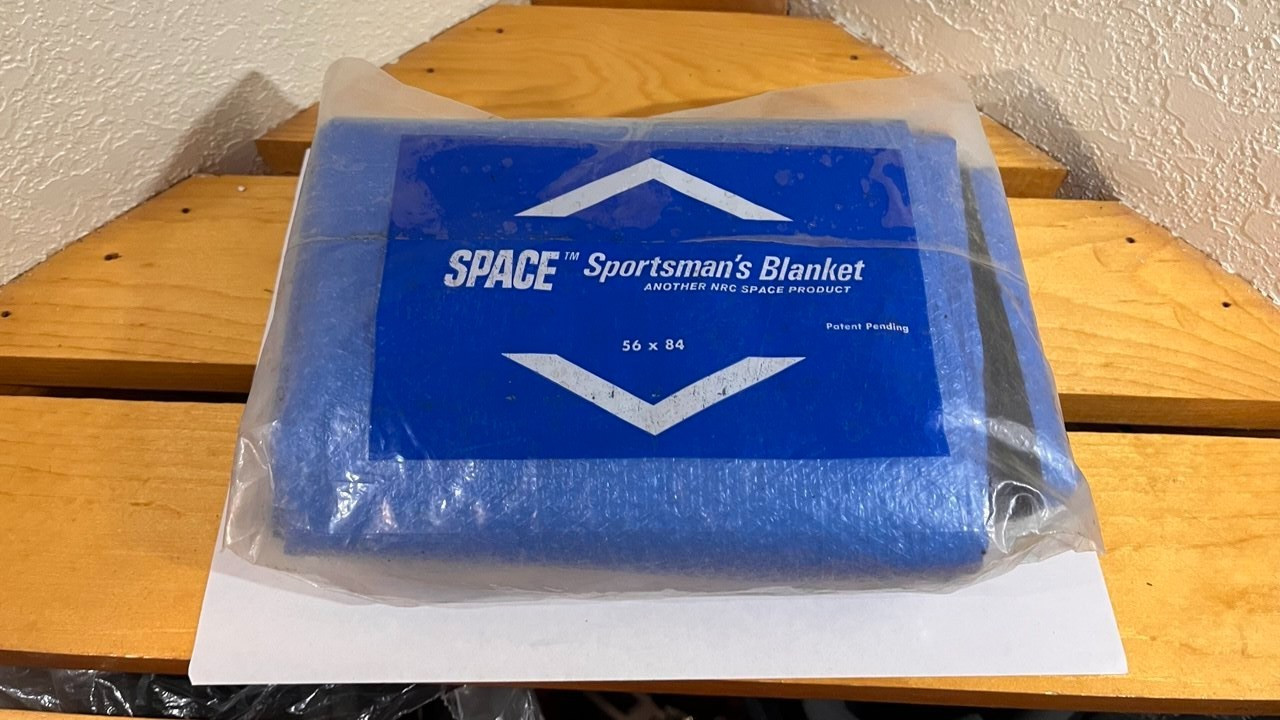 Space Sportsman’s Blanket – NRC Space Product – Blue 56×84