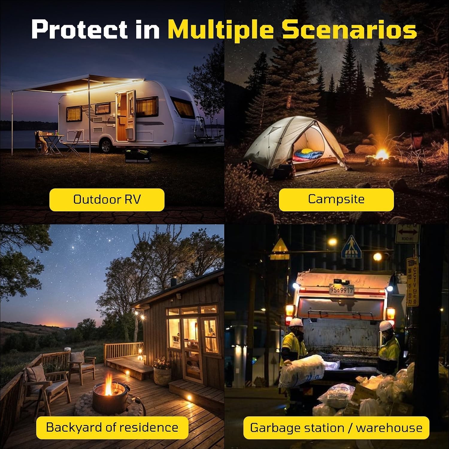 Durable 12 Gauge Trip Alarm Device – 6 Pack for Secure Camping & Outdoor Use